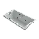 Kohler 856-M-95 Tea-For-Two 66" x 36" Drop-in Whirlpool Bath Ice Grey