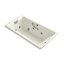 Kohler 856-M-96 Tea-For-Two 66" x 36" Drop-in Whirlpool Bath Biscuit