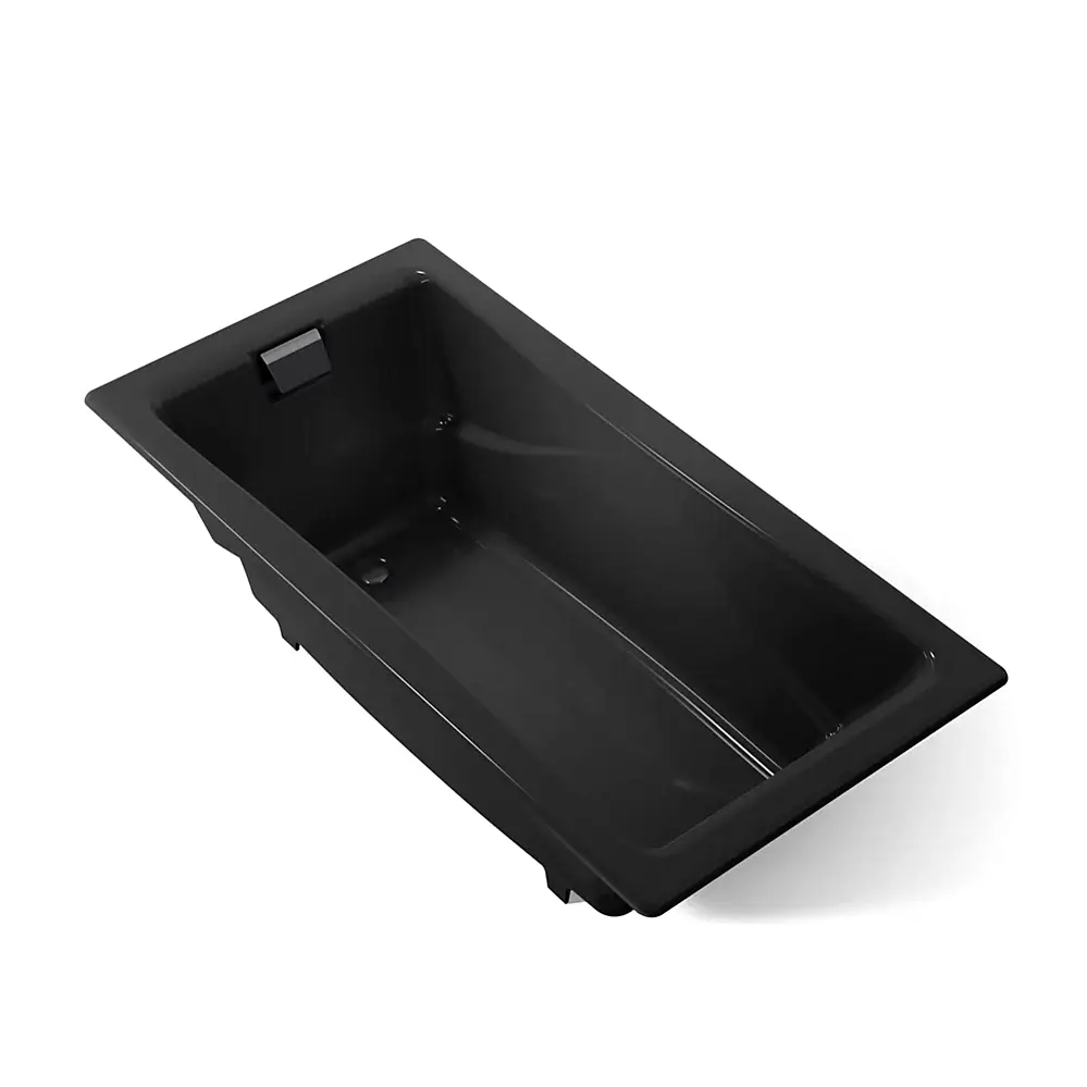 Kohler 863-7 Tea-For-Two 71-3/4" x 36" Drop-in Bath Black