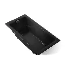 Kohler 863-7 Tea-For-Two 71-3/4" x 36" Drop-in Bath Black