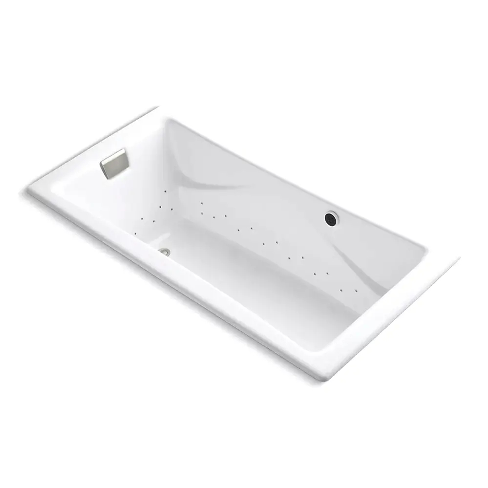 Kohler 865-GHBN-0 Tea-For-Two 71-3/4" x 36" Drop-in Heated Air Bath White
