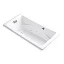 Kohler 865-GHBN-0 Tea-For-Two 71-3/4" x 36" Drop-in Heated Air Bath White