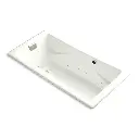Kohler 865-GHBN-NY Tea-For-Two 71-3/4" x 36" Drop-in Heated Air Bath Dune