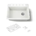 Kohler 8668-5UA2-NY Riverby 27" Undermount Workstation Sink Dune