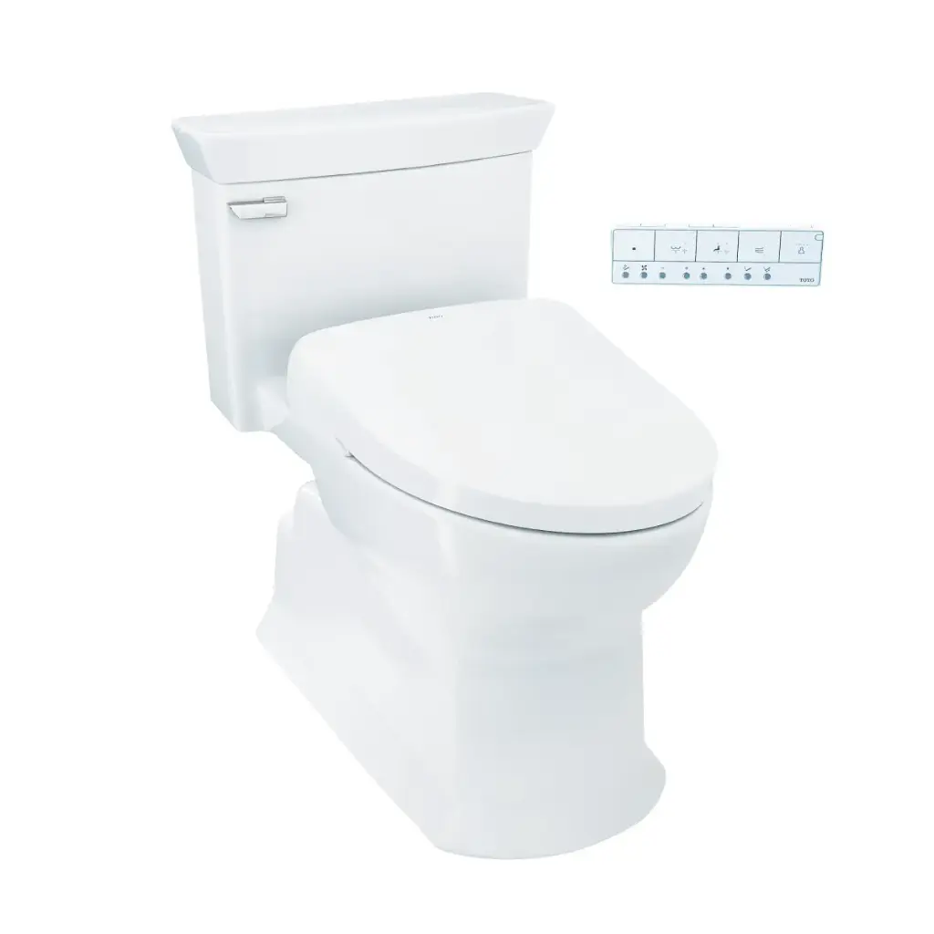 TOTO MW9644726CEFG#01 Soiree Washlet+ S7 One Piece Toilet Cotton