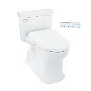 TOTO MW9644726CEFGA#01 Soiree Washlet+ S7 One Piece Toilet Cotton