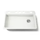 Kohler 8689-5U-NY Riverby 33" Undermount Single Bowl Kitchen Sink Dune