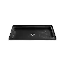 Kohler 9026-7 Purist 48" x 36" Alcove Shower Base Center Drain Black