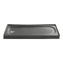 Kohler 9053-58 Salient 60" x 30" Alcove Shower Base Left Drain Thunder Grey