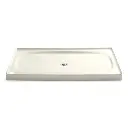 Kohler 9055-96 Salient 60" x 36" Alcove Shower Base Center Drain Biscuit