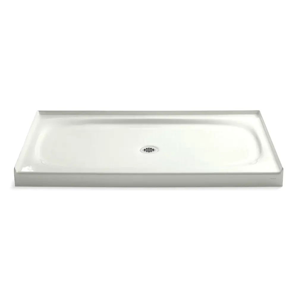 Kohler 9055-NY Salient 60" x 36" Alcove Shower Base Center Drain Dune