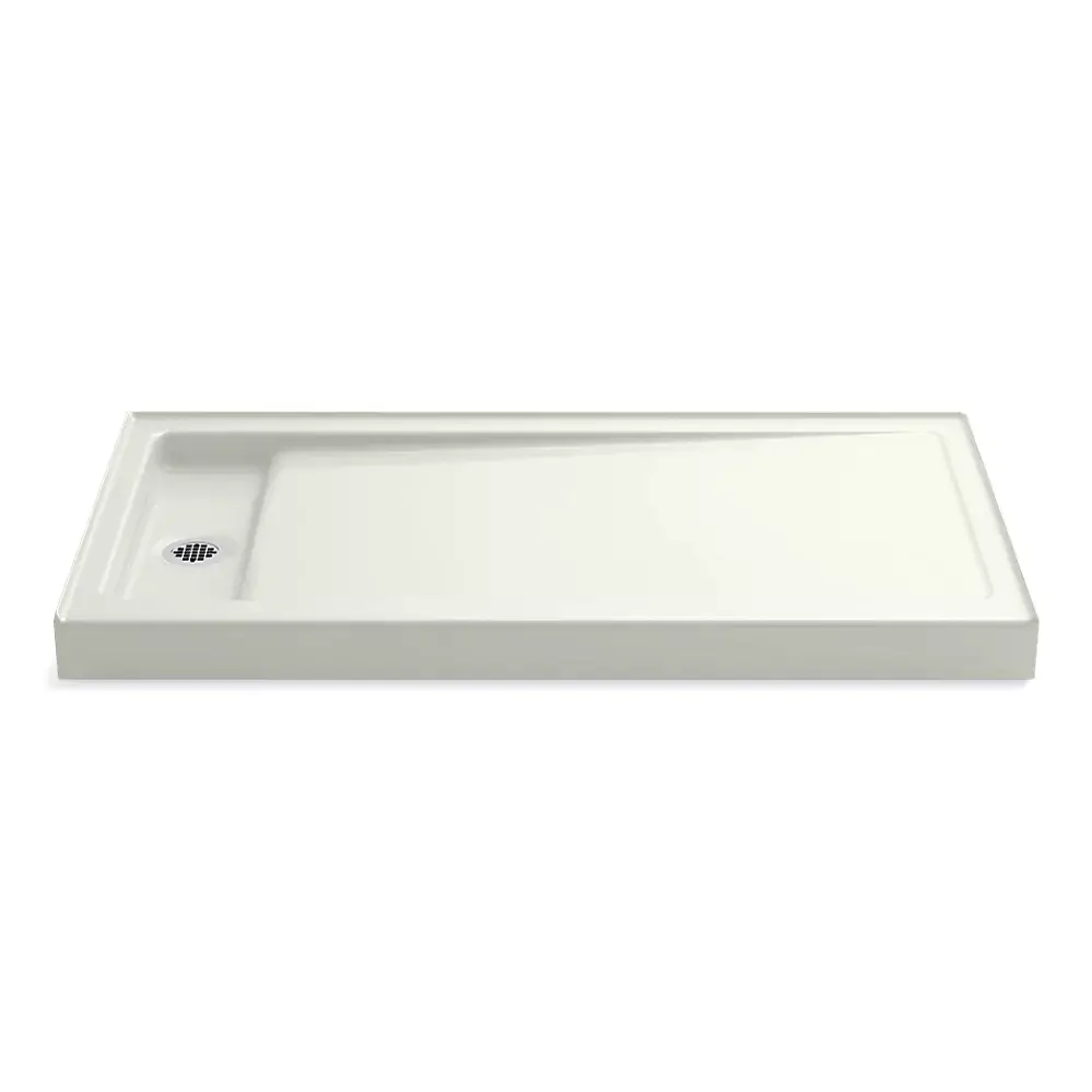Kohler 9163-NY Bellwether 60" x 32" Alcove Shower Base Left Drain Dune