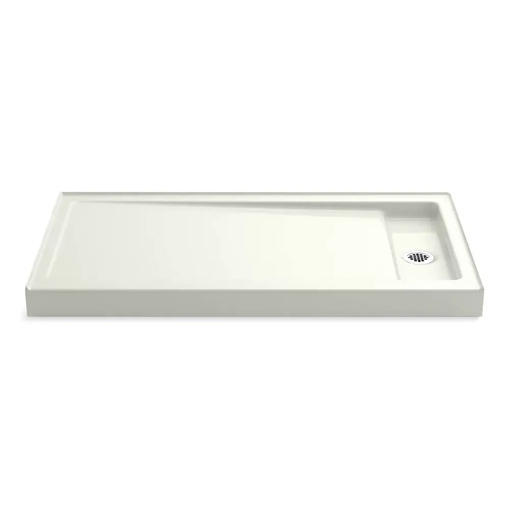 Kohler 9164-NY Bellwether 60" x 32" Alcove Shower Base Right Drain Dune