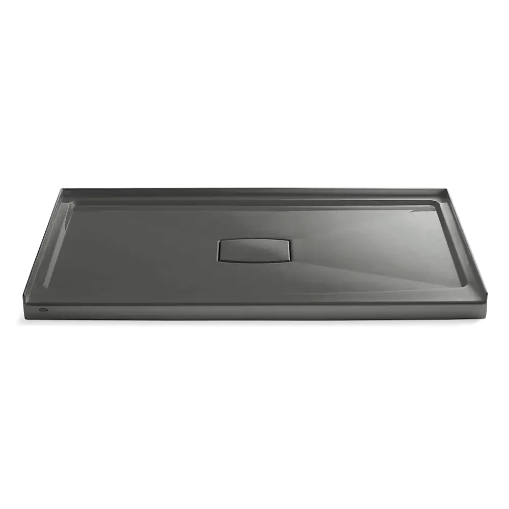 Kohler 9479-58 Archer 60" x 36" Alcove Shower Base Center Drain Thunder Grey