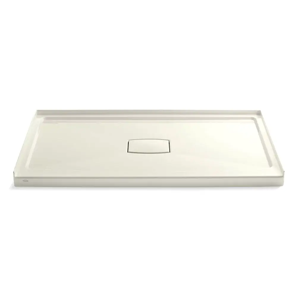 Kohler 9479-96 Archer 60" x 36" Alcove Shower Base Center Drain Biscuit