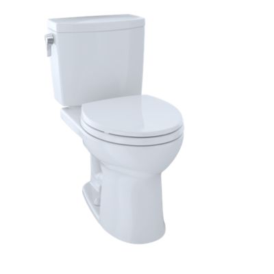 TOTO CST453CUFG Drake II Two Piece Round Toilet Cotton (seat is sold separately)