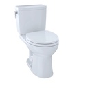 TOTO CST453CUFRG Drake II Two Piece Round Toilet Cotton Right Hand