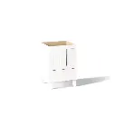 Kohler 99527-LG-1WA Poplin 24" Bathroom Vanity Cabinet Linen White
