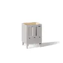 Kohler 99527-LG-1WT Poplin 24" Bathroom Vanity Cabinet Mohair Grey