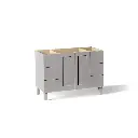 Kohler 99535-LG-1WT Poplin 48" Bathroom Vanity Cabinet Mohair Grey