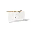 Kohler 99537-LG-1WA Poplin 60" Bathroom Vanity Cabinet Linen White