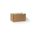 Kohler 99543-R-1WM Jute 36" Wall Hung Bathroom Vanity Cabinet Walnut Flax
