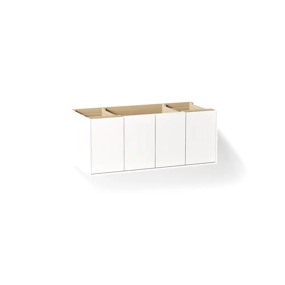 Kohler 99544-1WA Jute 48" Wall Hung Bathroom Vanity Cabinet Linen White