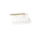 Kohler 99544-1WA Jute 48" Wall Hung Bathroom Vanity Cabinet Linen White