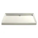 Kohler 9996-96 Groove 60" x 42" Alcove Shower Base Biscuit