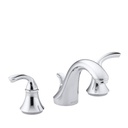 Kohler 10272-4-CP Forte Widespread Lavatory Faucet With Sculpted Lever Handles