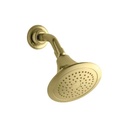 Kohler 10282-AK-PB Forte 2.5 GPM  Single Function Wall Mount Showerhead With Katalyst Air-Induction Spray