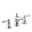 Kohler 10577-4-CP Bancroft Widespread Lavatory Faucet With Metal Lever Handles