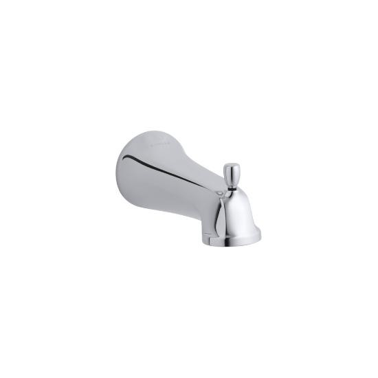 Kohler 10589-CP Bancroft Wall Mount Diverter Bath Spout With Slip-Fit Connection Chrome