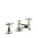 Kohler 13132-3A-SN Pinstripe Pure Widespread Bathroom Sink Faucet Vibrant Polished Nickel