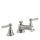 Kohler 13132-4A-BN Pinstripe Pure Widespread Bathroom Sink Faucet Lever Handles Vibrant Brushed Nickel