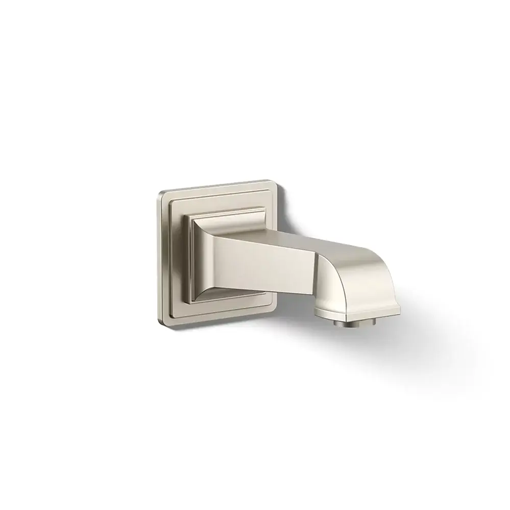 Kohler 13139-A-BN Pinstripe Pure Wall Mount Bath Spout Vibrant Brushed Nickel