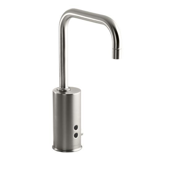 Kohler 13472-VS Gooseneck Touchless Deck Mount Faucet With Temperature Mixer