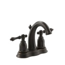 Kohler 13490-4-2BZ Kelston Centerset Bathroom Sink Faucet With Lever Handles
