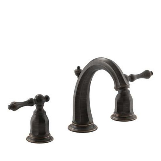 Kohler 13491-4-2BZ Kelston Widespread Bathroom Sink Faucet With Lever Handles