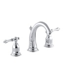 Kohler 13491-4-CP Kelston Widespread Bathroom Sink Faucet With Lever Handles