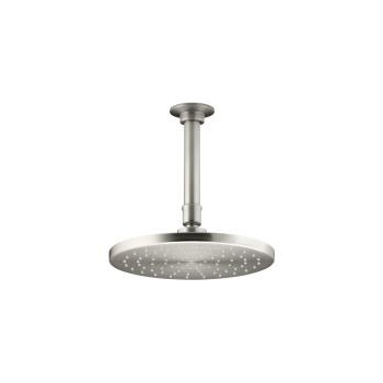 Kohler 13688-BN Contemporary Round 8 Rainhead With Katalyst Air-Induction Spray 2.5 GPM 