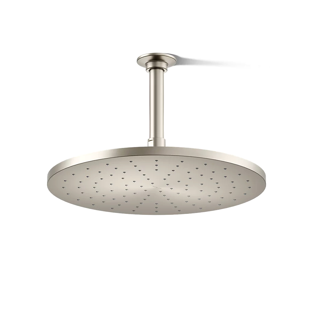 Kohler 13690-BN Contemporary Round 12" Single Function Rainhead 2.5 GPM Showerhead Vibrant Brushed Nickel
