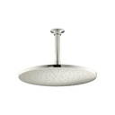 Kohler 13690-SN Contemporary Round 12 Rainhead With Katalyst Air-Induction Spray 2.5 GPM 