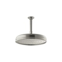 Kohler 13693-BN Traditional Round 10 Rainhead With Katalyst Air-Induction Spray 2.5 GPM 
