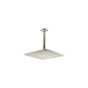 Kohler 13695-SN Contemporary Square 8 Rainhead With Katalyst Air-Induction Spray 2.5 GPM 