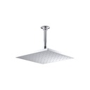 Kohler 13696-CP Contemporary Square 10 Rainhead With Katalyst Air-Induction Spray 2.5 GPM 