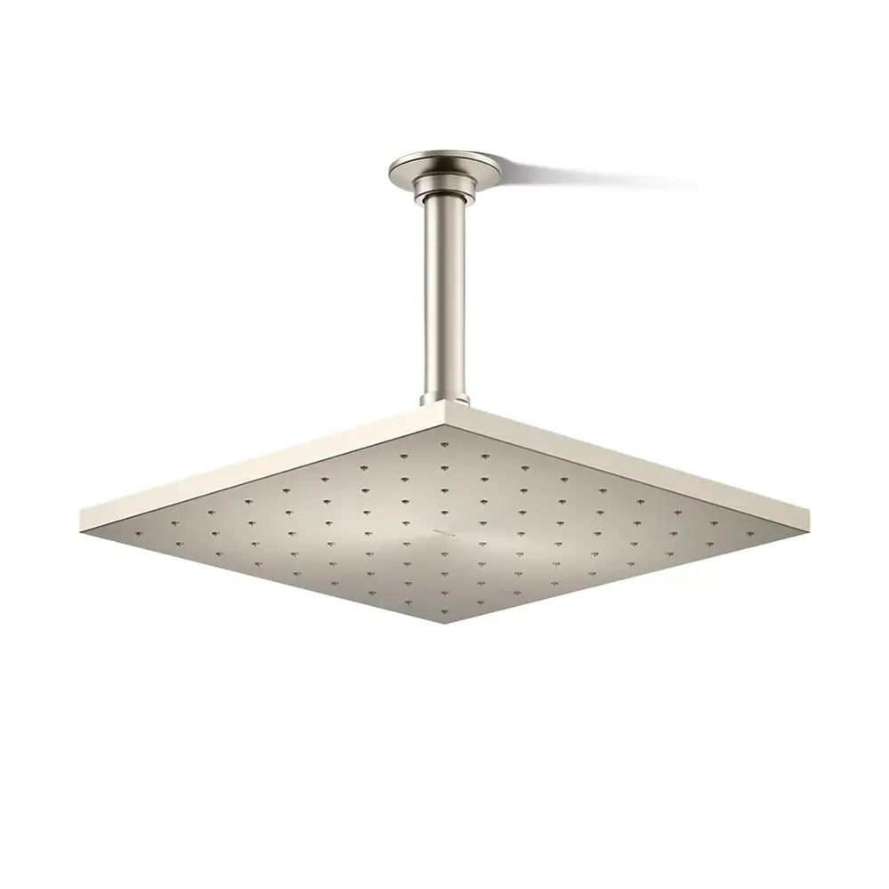 Kohler 13696-G-BN Contemporary Square 10" Single Function 1.75 GPM Rainhead Vibrant Brushed Nickel