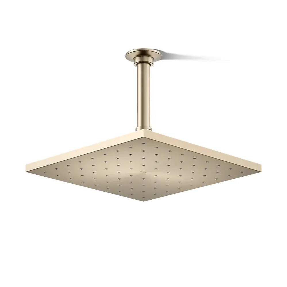 Kohler 13696-G-BV Contemporary Square 10" Single Function 1.75 GPM Rainhead Vibrant Brushed Bronze