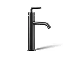 Kohler 14404-4A-BL Purist Tall Single Handle Bathroom Sink Faucet Matte Black