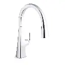 Kohler 22068-WB-CP Graze Touchless Pull-Down Kitchen Sink Faucet Polished Chrome